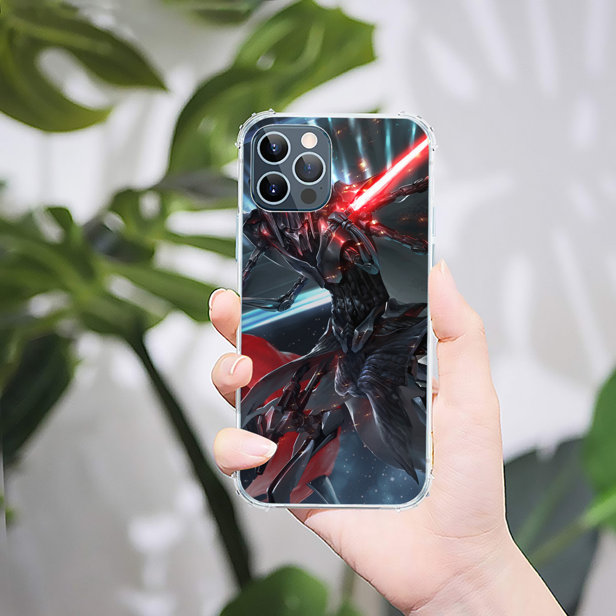 （画像用） スター・ウォーズ Star Wars 【iPhone 12シリーズ対応】透明スマホケース（クリアソフトケース）